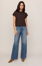Load image into Gallery viewer, Marika Lace Trim Muscle Tee
