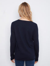Load image into Gallery viewer, Long Sleeve V Neck Sweater
