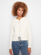 Load image into Gallery viewer, Bow Tie Jacquard Cardigan
