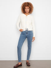 Load image into Gallery viewer, Bow Tie Jacquard Cardigan
