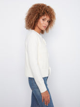 Load image into Gallery viewer, Bow Tie Jacquard Cardigan
