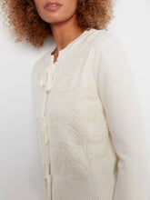 Load image into Gallery viewer, Bow Tie Jacquard Cardigan
