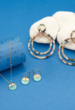 Load image into Gallery viewer, Margot Resin Dangle Hoop Earrings
