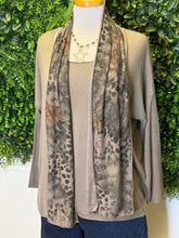Load image into Gallery viewer, Hi-Lo Super Soft Sweater w/Contrast Scarf
