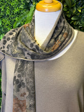 Load image into Gallery viewer, Hi-Lo Super Soft Sweater w/Contrast Scarf
