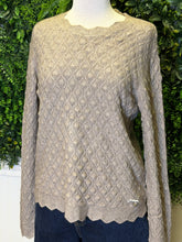 Load image into Gallery viewer, Textured Sweater w/Heart Embellishment
