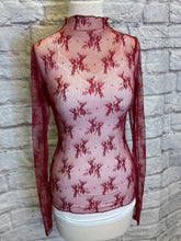 Load image into Gallery viewer, Mesh Lace Fitted Top

