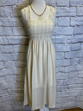 Load image into Gallery viewer, Smocked Bodice Midi Dress
