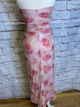 Load image into Gallery viewer, Strapless Ruched Midi Dress
