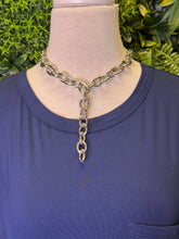 Load image into Gallery viewer, 16" Thick Oval Chain Y Necklace
