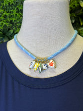 Load image into Gallery viewer, 15" Corded Enamel Charm Necklace
