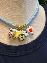 Load image into Gallery viewer, 15" Corded Enamel Charm Necklace
