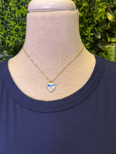 Load image into Gallery viewer, 16" Enamel Heart Necklace
