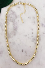 Load image into Gallery viewer, 4mm Stainless Steel Ball Necklace
