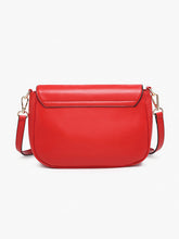 Load image into Gallery viewer, Lindsey Dual Zip Flapover Crossbody
