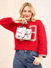 Load image into Gallery viewer, Toni Clear Flapover Crossbody Bag
