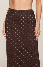 Load image into Gallery viewer, Eda Polka Dot Mesh Midi Skirt

