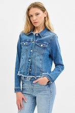 Load image into Gallery viewer, Irregular Fray Hemed Jacket
