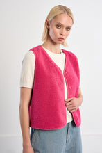 Load image into Gallery viewer, Woven Fuzzy Vest
