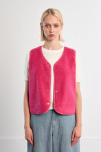 Load image into Gallery viewer, Woven Fuzzy Vest
