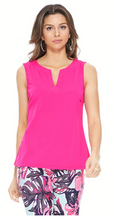 Load image into Gallery viewer, Gina Split Neck Slvless Top
