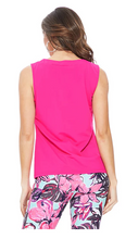 Load image into Gallery viewer, Gina Split Neck Slvless Top

