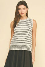 Load image into Gallery viewer, Striped Knit Sweater Top
