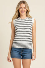Load image into Gallery viewer, Striped Knit Sweater Top
