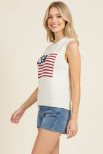 Load image into Gallery viewer, Slvless Patriotic Sweater
