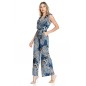 Load image into Gallery viewer, Surplice Culotte Jumpsuit
