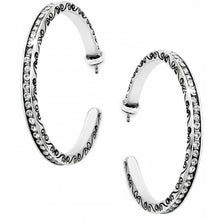 Load image into Gallery viewer, Secret of Love Hoop Post Earrings
