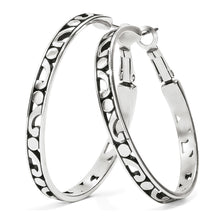 Load image into Gallery viewer, Contempo Large Hoop Earrings

