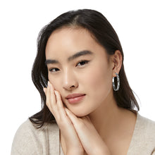 Load image into Gallery viewer, Contempo Large Hoop Earrings
