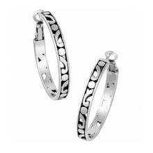 Load image into Gallery viewer, Contempo Medium Hoop Earrings
