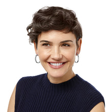Load image into Gallery viewer, Contempo Medium Hoop Earrings

