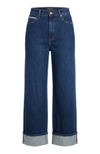 Load image into Gallery viewer, Selvedge Morgan HR Cuffed Wide Leg 30'in
