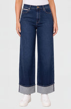 Load image into Gallery viewer, Selvedge Morgan HR Cuffed Wide Leg 30'in
