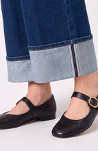 Load image into Gallery viewer, Selvedge Morgan HR Cuffed Wide Leg 30'in
