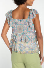 Load image into Gallery viewer, Flutter Slv Draped Woven Blouse
