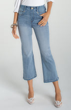 Load image into Gallery viewer, Gia Glider Crop Flare w/tulip Slit
