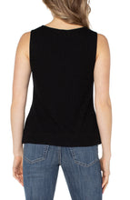 Load image into Gallery viewer, Slvless Boat Neck Rib Knit Top

