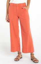 Load image into Gallery viewer, Stride Cargo Wide Leg Crop Denim
