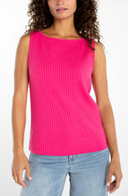 Load image into Gallery viewer, Slvless Boat Neck Rib Knit Top
