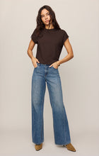 Load image into Gallery viewer, Marika Lace Trim Muscle Tee
