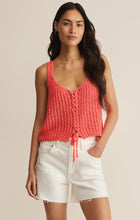 Load image into Gallery viewer, Tate Lace-up Sweater Top

