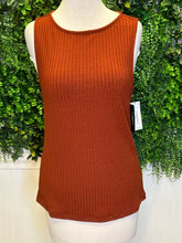 Load image into Gallery viewer, Slvless Boat Neck Rib Knit Top
